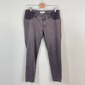 DL 1961 Maternity Grey Wickham Rosie Skinny Jeans